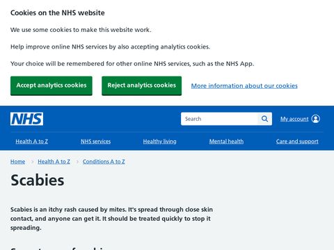 NHS Choices - Scabies