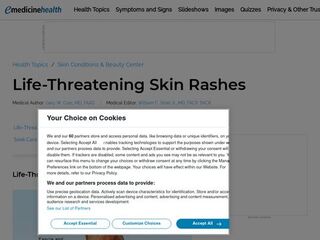 eMedicineHealth - Life-Threatening Skin Rashes