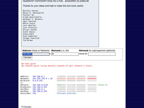 IP Calculator