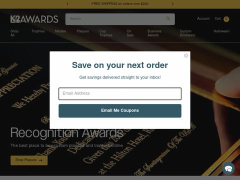 K2 Trophies and Awards