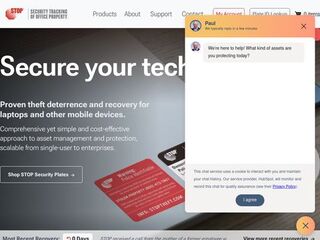 STOP Security Tracking of Office Property