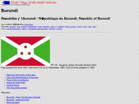 Flags of the World - Burundi
