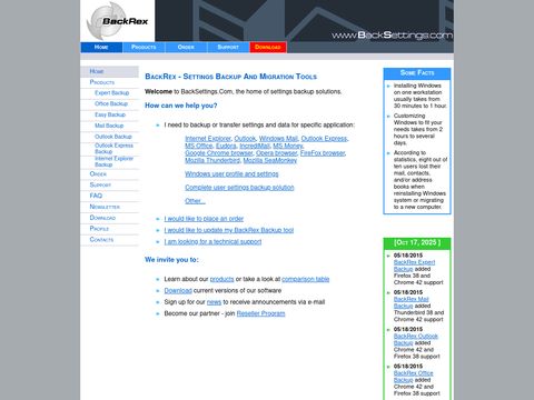 BackRex Backup