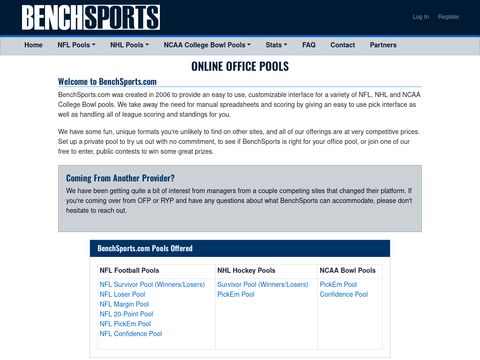 Bench Sports