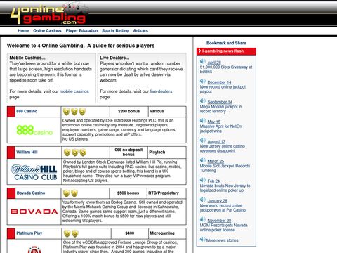 4 Online Gambling
