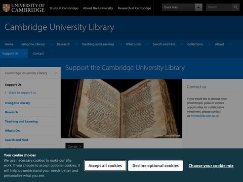 Friends of Cambridge University Library