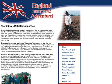 England Metal Detecting Tours