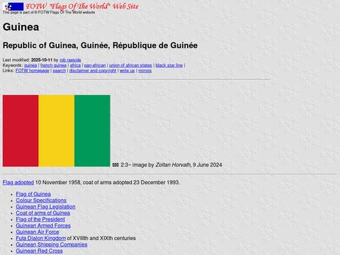 Flags of the World - Guinea