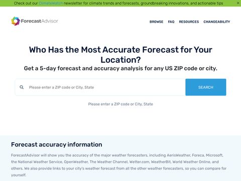 Forecast Advisor