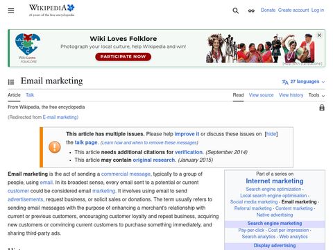 E-mail marketing - Wikipedia