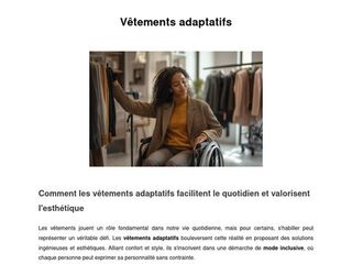Adaptive Apparel