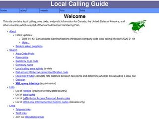 Local Calling Guide