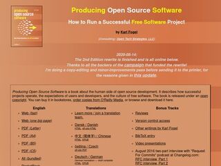 Producing Open Source Software - How to Run a Successful Free Software Project
