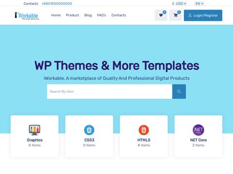 iWorkale - WordPress Themes & Website Templates