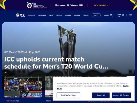 Live Cricket Scores ICC