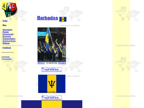 Theodora.com - Flag of Barbados