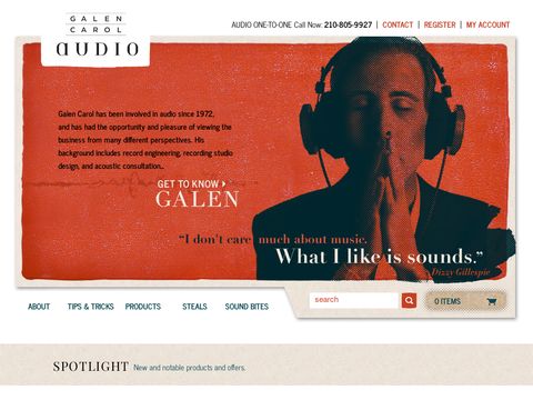 Galen Carol Audio