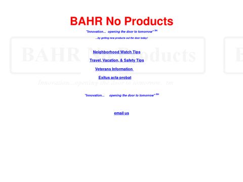Bahr No Products