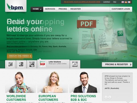 BPM Mail Forwarding