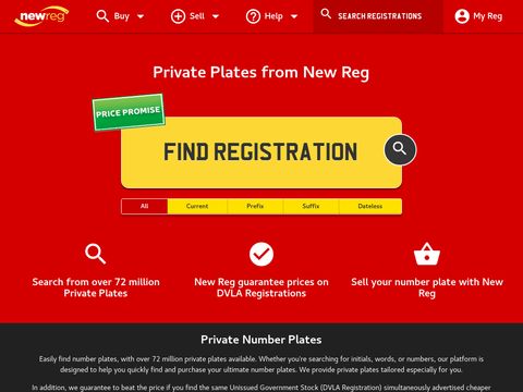 New Reg are cheapest for DVLA Number Plates