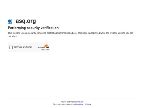 American Society for Quality