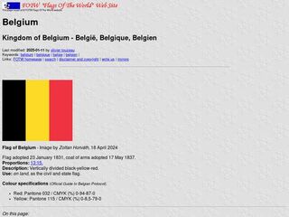 Flags of the World - Belgium