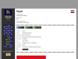 World Flag Database - Egypt