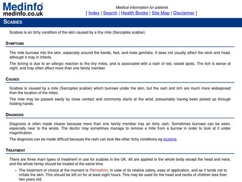 Scabies - Medinfo