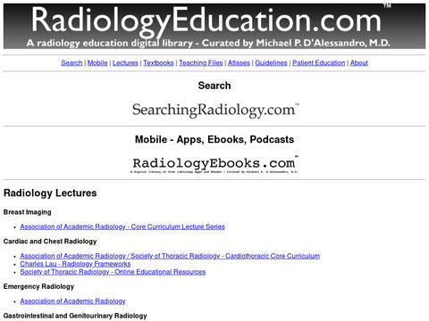 Radiology Education