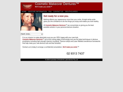 Cosmetic Makeover Dentures