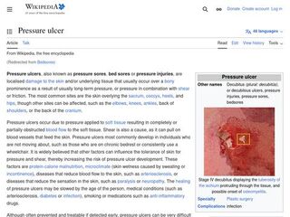Wikipedia - Bedsore
