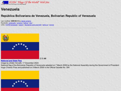 Flags of the World - Venezuela
