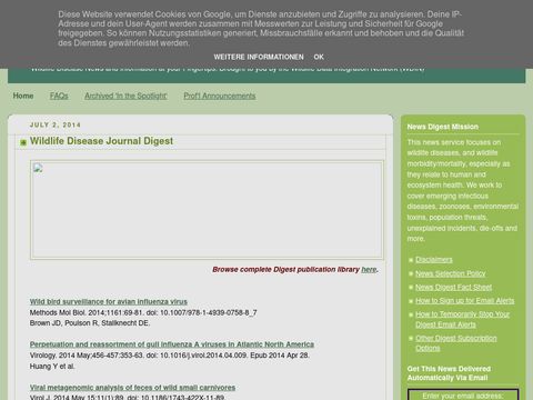 Wildlife Disease News Digest