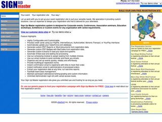 Sign Up Master