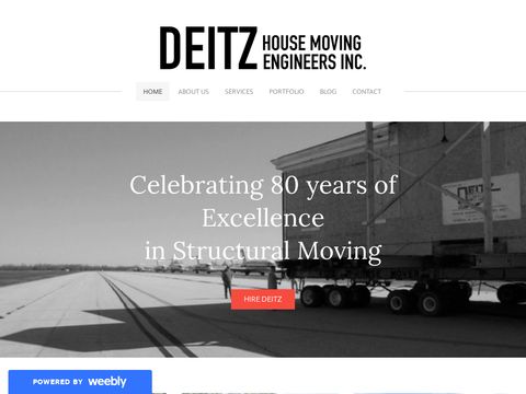 Deitz House Moving Engineers