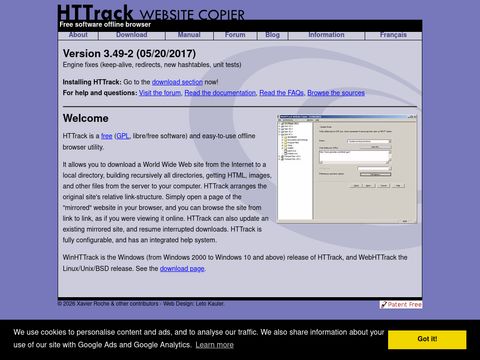 HTTrack Website Copier