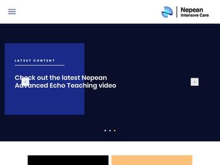 The Nepean Intensive Care Unit Web Site