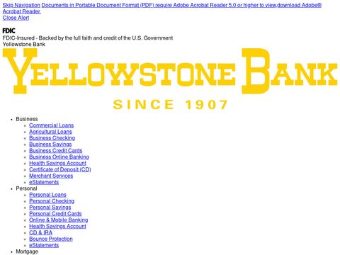 Yellowstone Bank