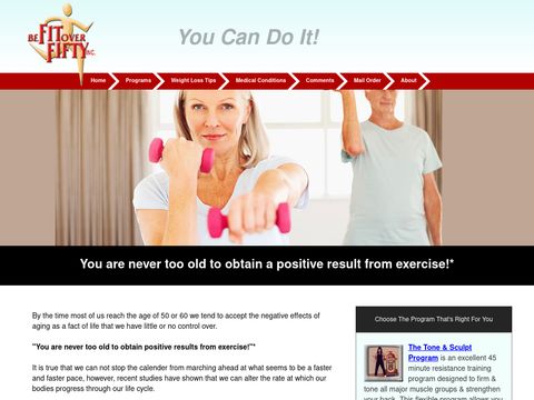 Be Fit Over Fifty
