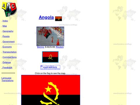 Theodora - Flag of Angola