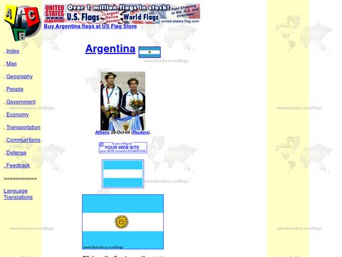Theodora.com - Flag of Argentina