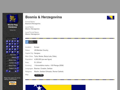 World Flag Database - Bosnia & Herzegovina