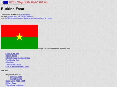 Flags of the World - Burkina Faso