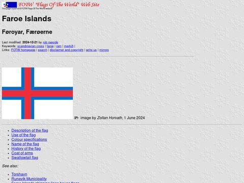 Flags of the World - Faroe Islands