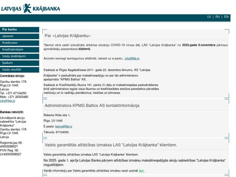 Latvijas KrÄjbanka (LKB)