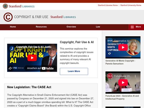 Stanford Copyright and Fair Use