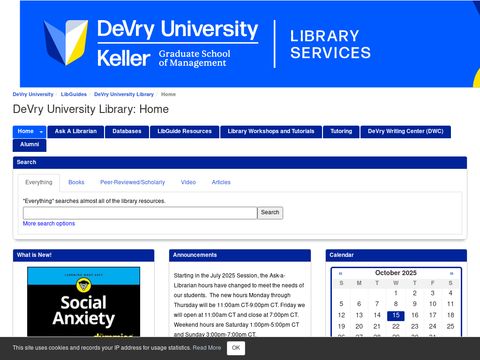 DeVry University Library