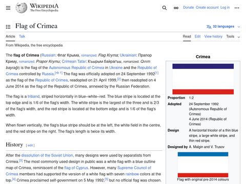Flag of Crimea