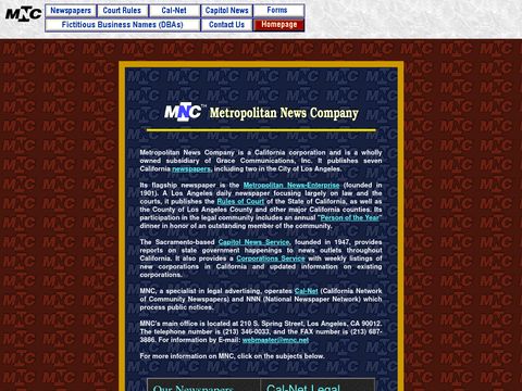 Metropolitan News Company