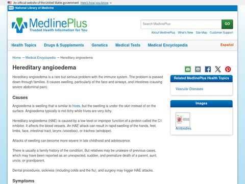 Hereditary Angioedema